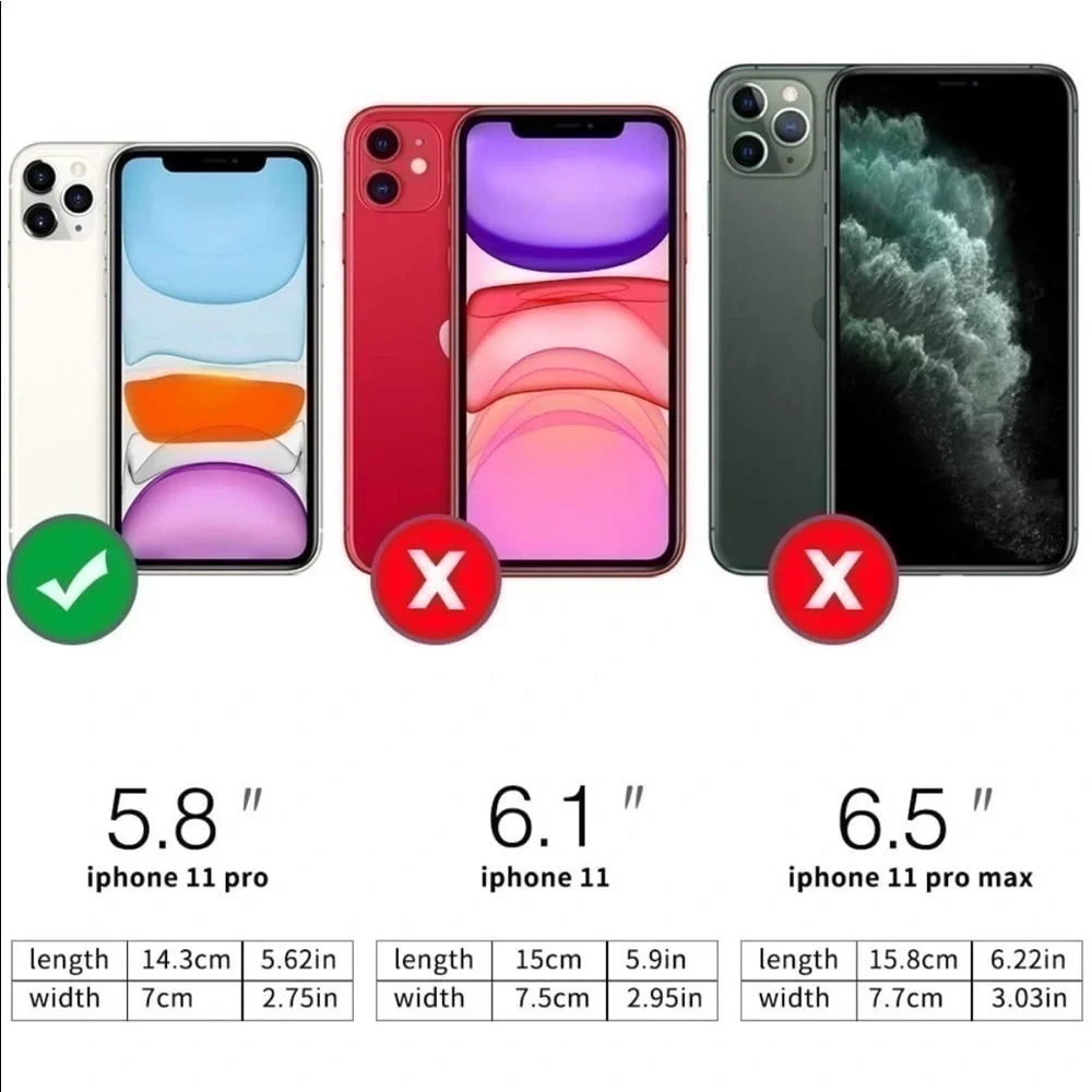 New iPhone 11 Pro 5.8” Rose GOLD WALLET CASE JA4